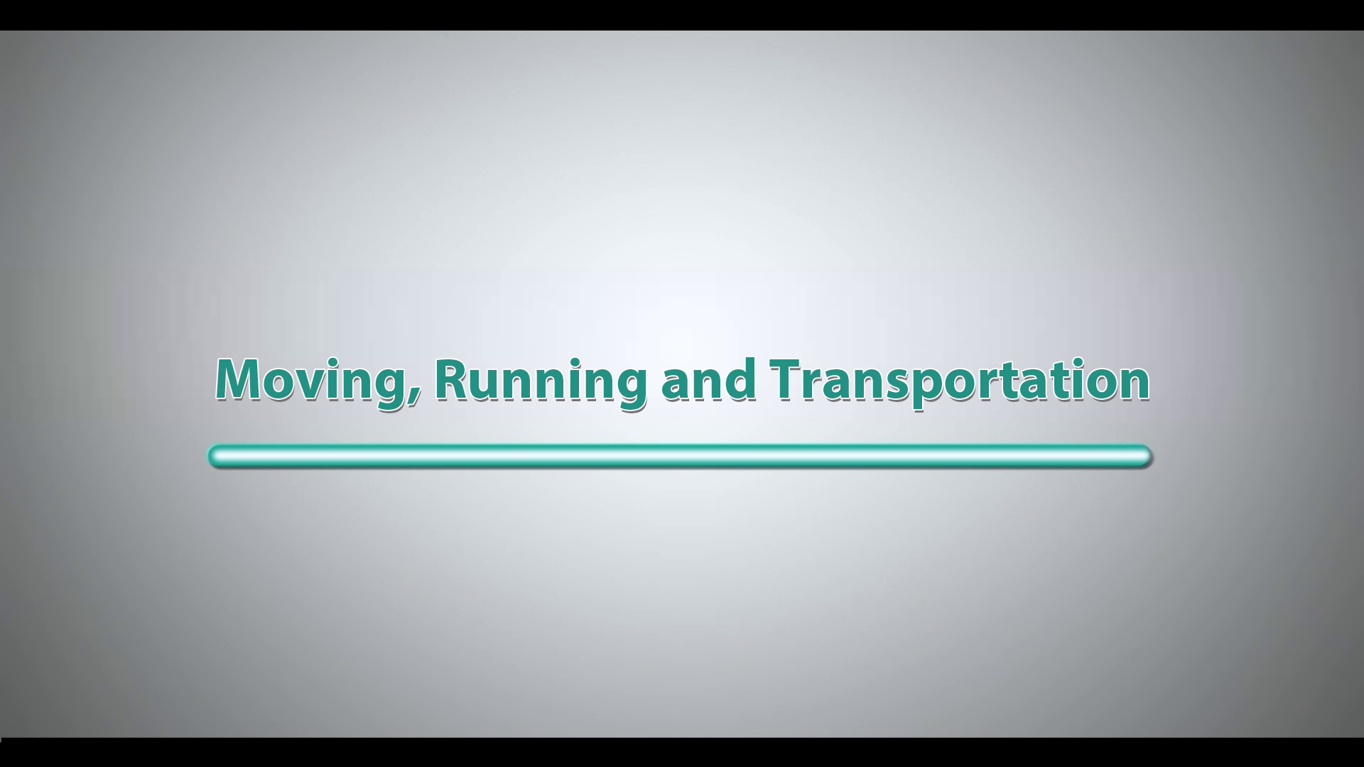 (video thumbnail) Moving, Running and Transportation